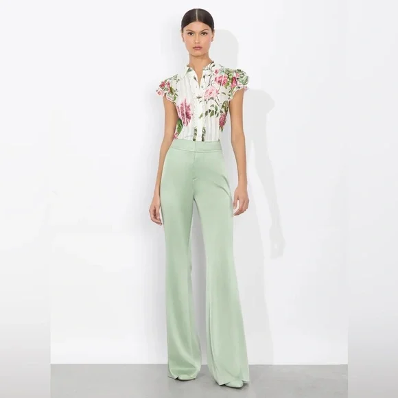 Alice + Olivia Minda Blouse - Rose Whisper - Picture 3 of 8